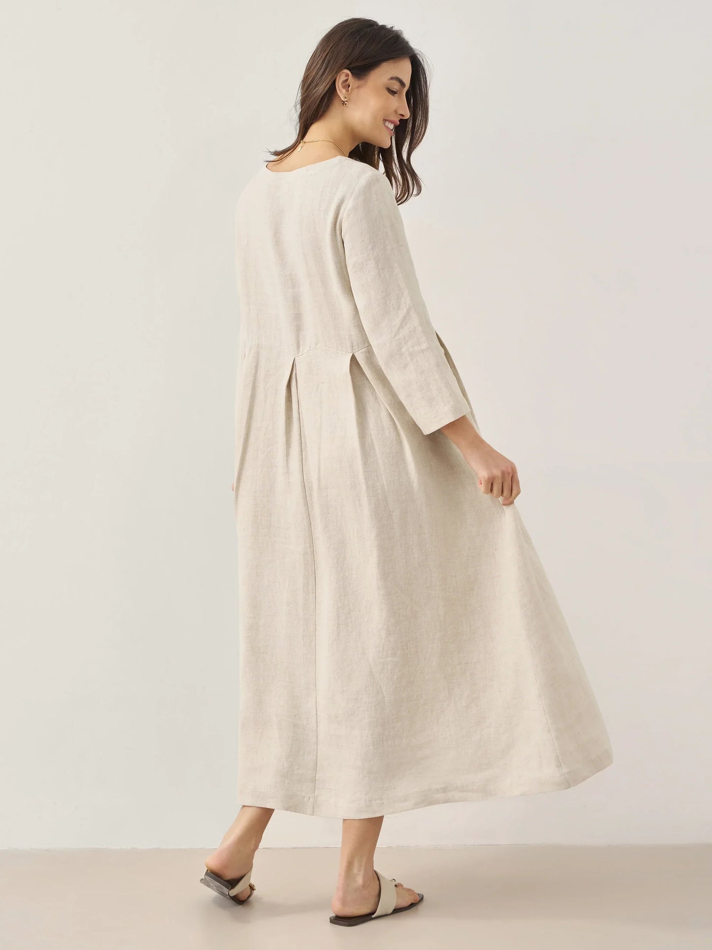 Laure Atelier – Pure 100% Linen Serenity Dress
