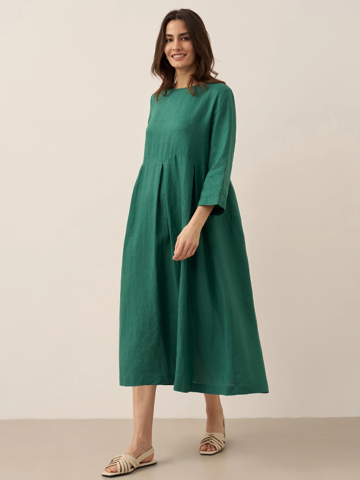 Laure Atelier – Pure 100% Linen Serenity Dress