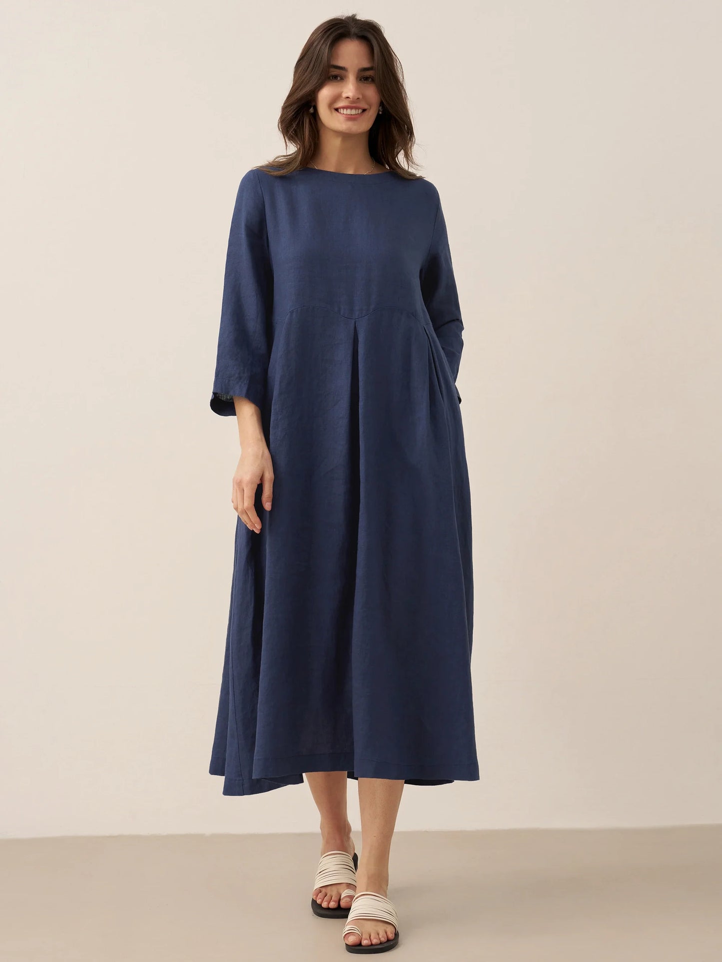 Laure Atelier – Pure 100% Linen Serenity Dress