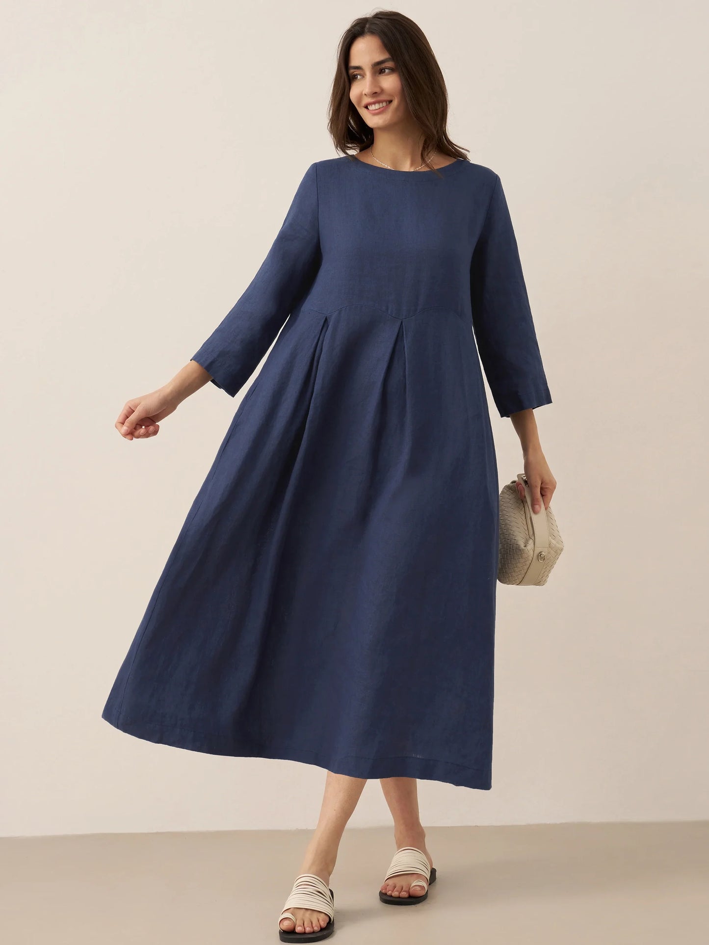 Laure Atelier – Pure 100% Linen Serenity Dress