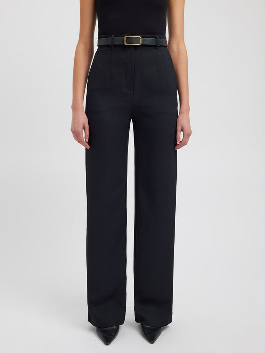 Business Casual Straight Pants met Zakken