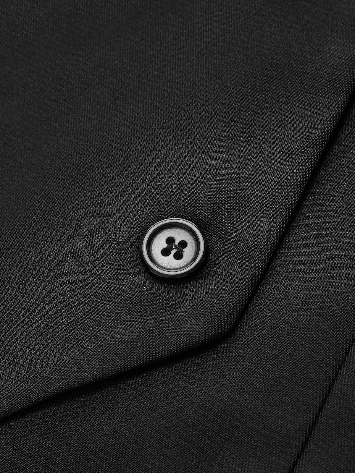 Colbertvest set geplooide minirok modern chic feest kantoor stijlvol