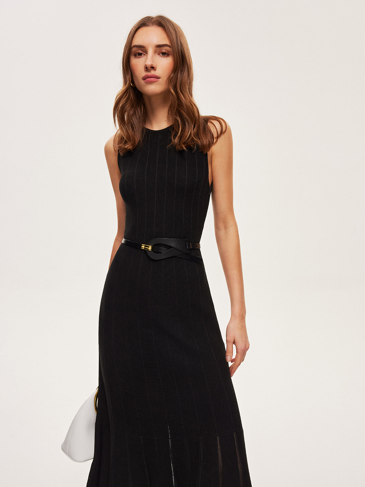 Midnight Motion Geplooide Maxi Jurk