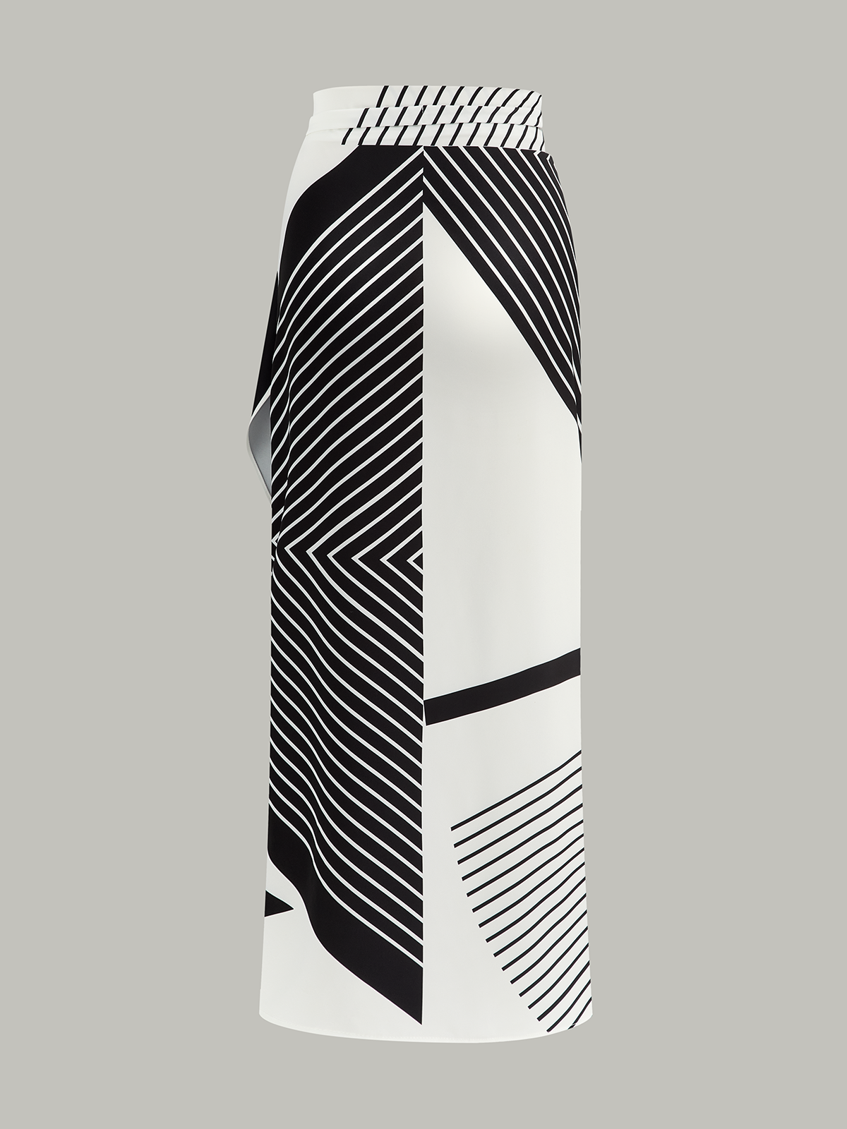 Mouwloze Top & Print Overslagrok Set