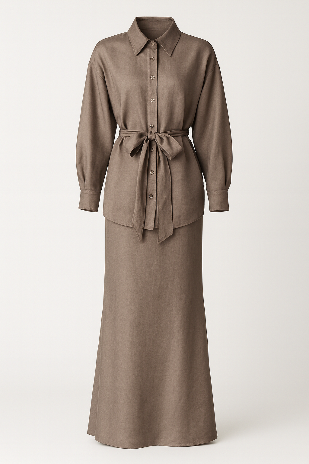 Laure Atelier – Bordeaux Elegance Two-Piece Set