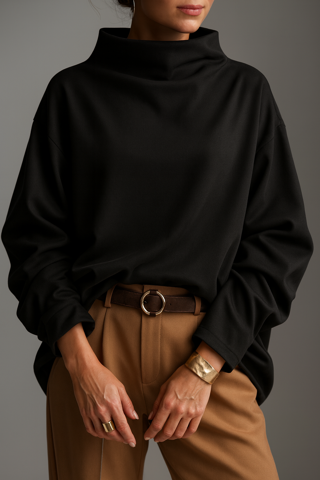 Laure Atelier – Urban Grid Sweaterdress