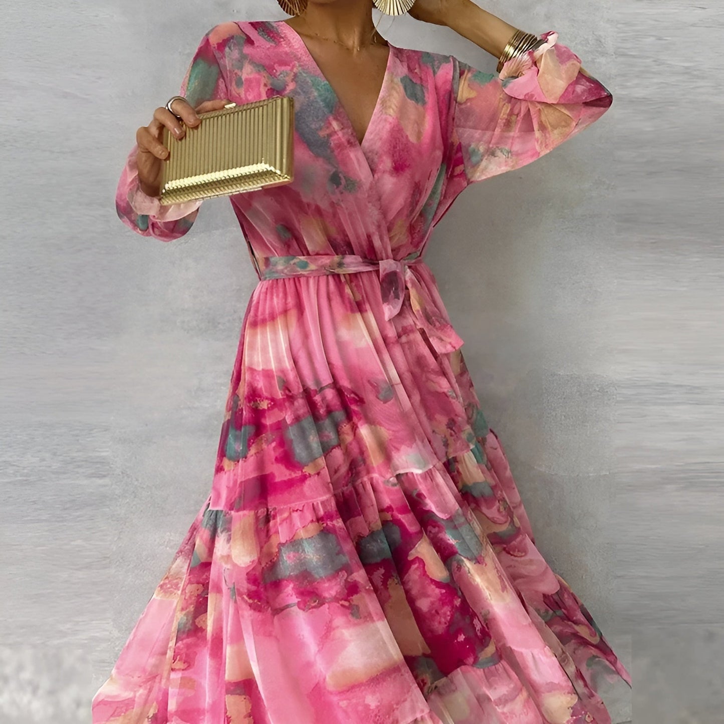 Laure Atelier – Rosé Dream Maxi Dress