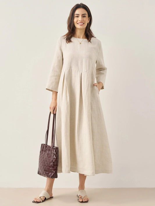 Laure Atelier – Pure 100% Linen Serenity Dress